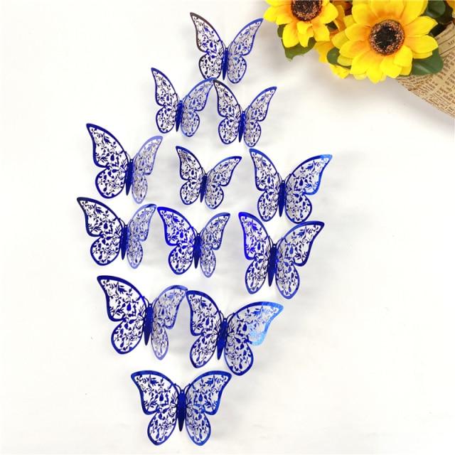 3D Butterfly Wall Decor Stickers (12PCS Set)
