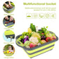 Foldable 2 in 1 Silicone Cutting Board & tub