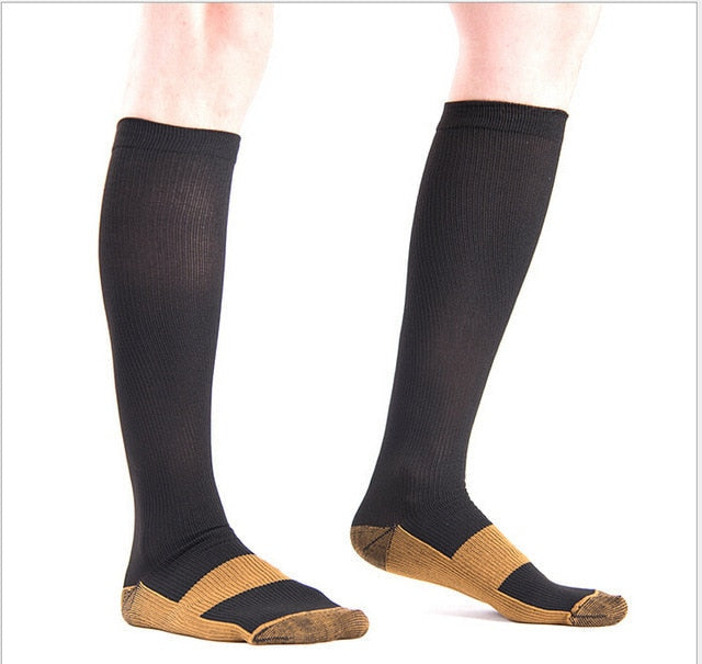 Copper Fiber Blood Circulation Compression Socks
