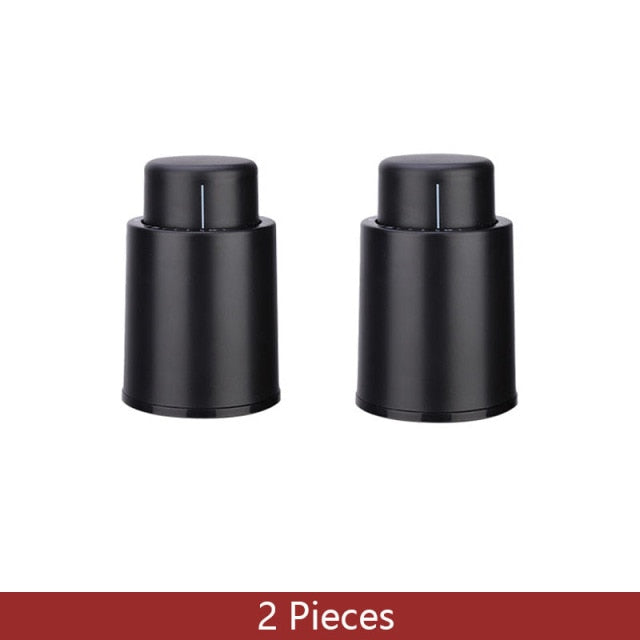 Premium Vacuum Wine Bottle Stopper (2pcs)