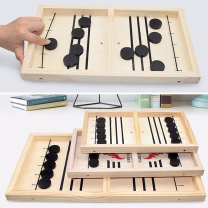 Fast-Sling™ Table Hockey Board Game