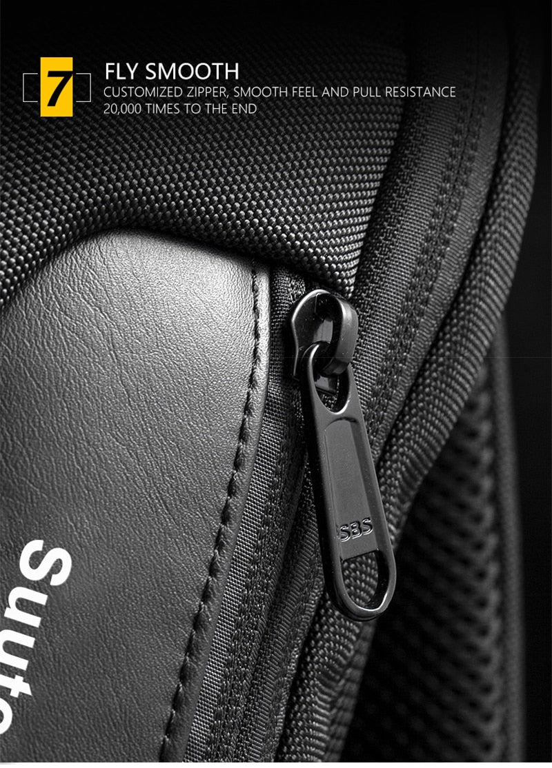 Anti-theft Waterproof Crossbody USB Bag