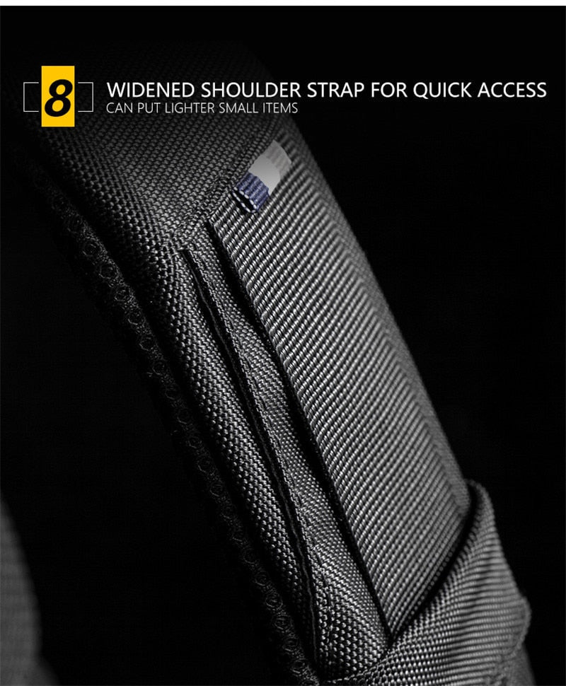 Anti-theft Waterproof Crossbody USB Bag