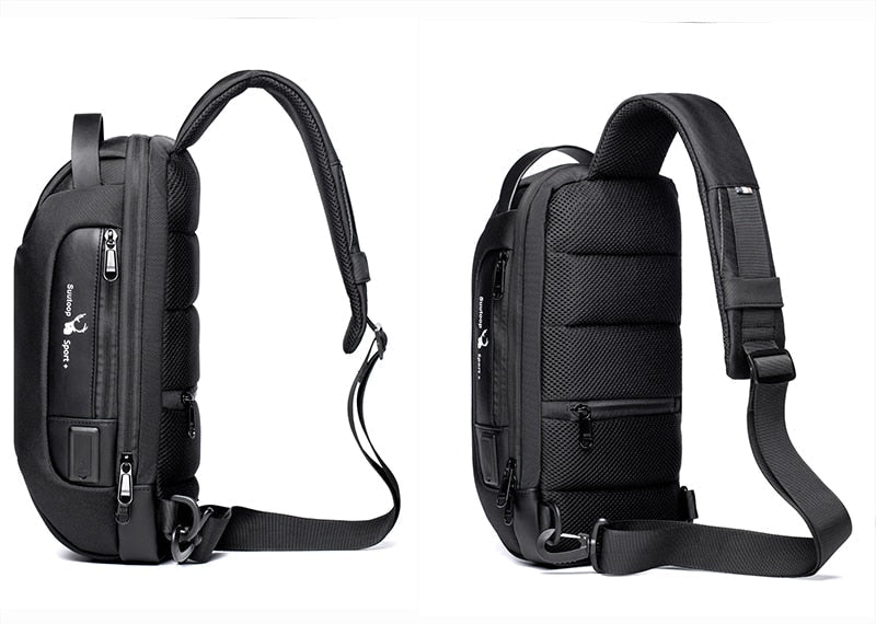 Anti-theft Waterproof Crossbody USB Bag