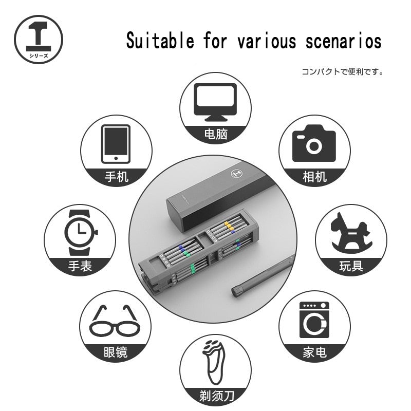 Japanese Magnetic Precision Screwdriver Set