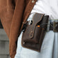Leather Retro EDC Organizer Waist-Bag for Men