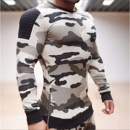 Tactical Elastic Double Zipper Pullover (3 colors) - Indigo-Temple