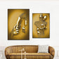 3D Metal Figure Statue Art Canvas Poster