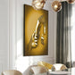 3D Metal Figure Statue Art Canvas Poster