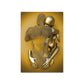 3D Metal Figure Statue Art Canvas Poster