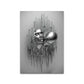 3D Metal Figure Statue Art Canvas Poster