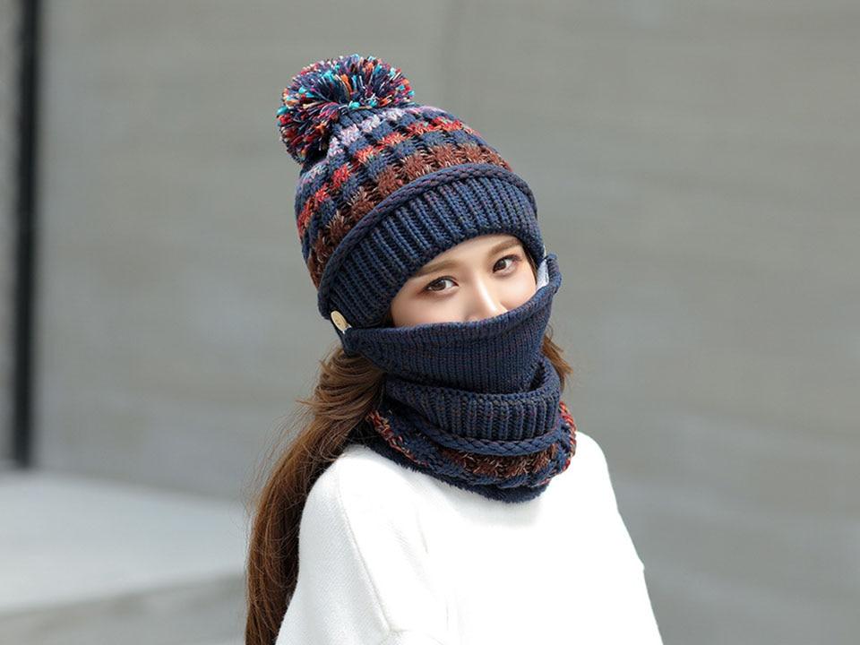 Winter Protection 3-in-1 Set (Mask,Hat,Scarf)