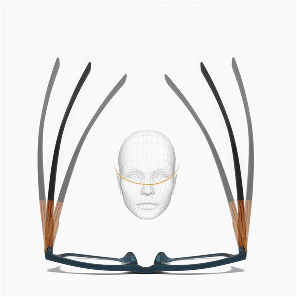 Zilead™ Wood Grain Reading Glasses