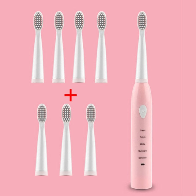 Powerful Ultrasonic Toothbrush (USB Rechargeable)