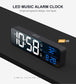 Smart Mirror Led Rechargeable Large Alarm Clock