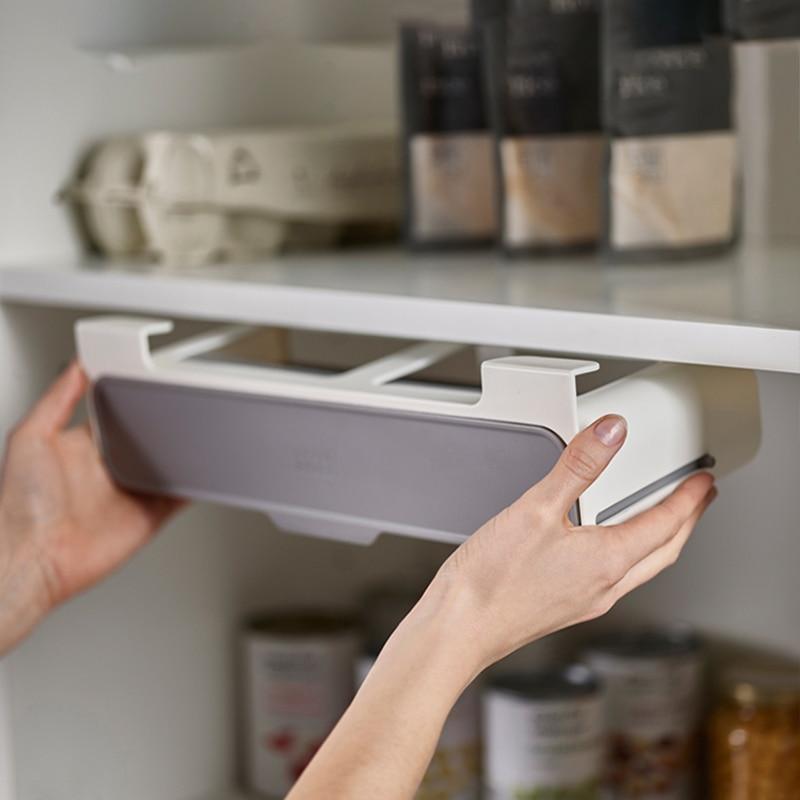 Self-adhesive Hidden Spice Organizer Drawer