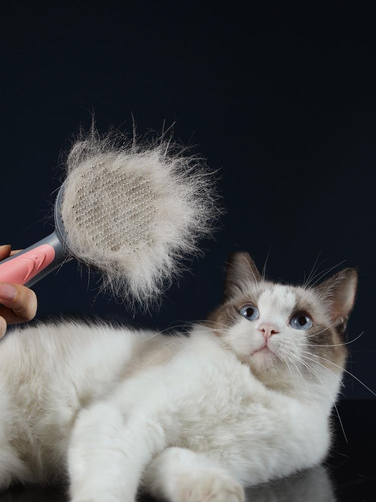 Self-Cleaning Universal Pets Grooming Comb