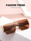 Vintage Square Rimless UV400 Sunglasses