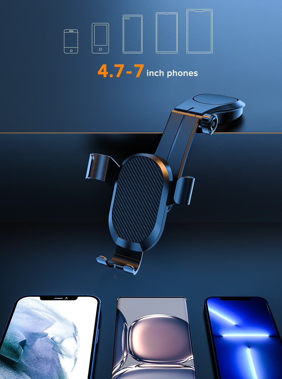 Multi-Angle Gravity Car Phone Holder