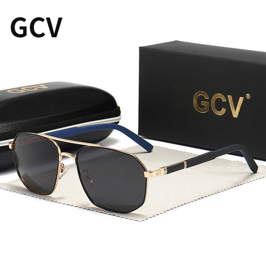 GCV™ Classic Pilot Square Polarized Sunglasses