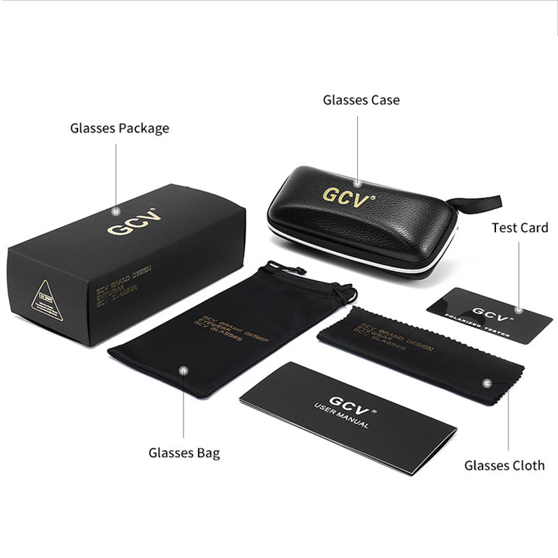GCV™ Classic Pilot Square Polarized Sunglasses