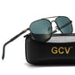 GCV™ Classic Pilot Square Polarized Sunglasses