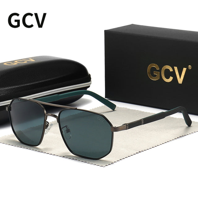 GCV™ Classic Pilot Square Polarized Sunglasses