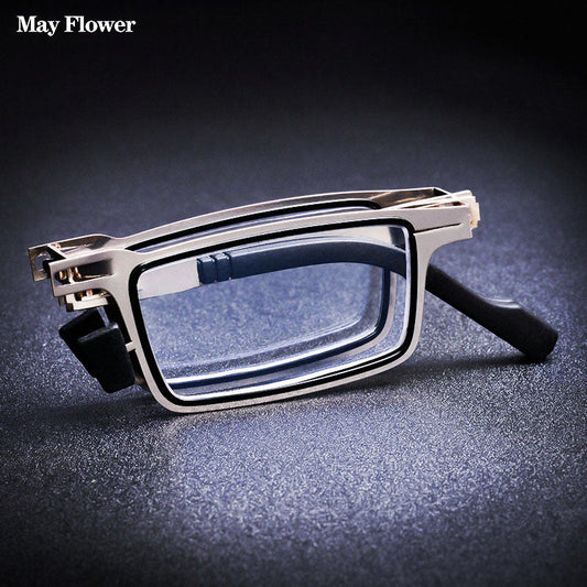 Anti Blue Light Foldable Metal Reading Glasses