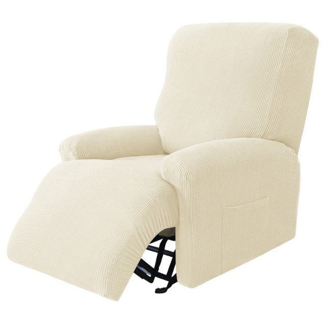 Split Design Recliner Chair Stretchy Cover