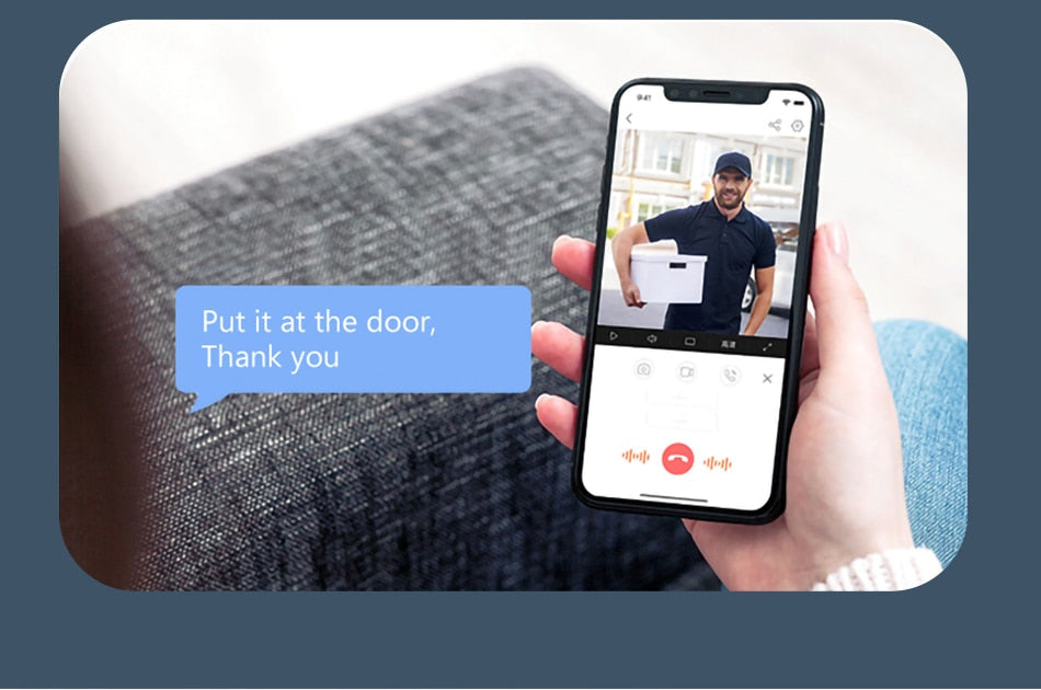 Night Vision WiFi Security Doorbell Camera Intercom