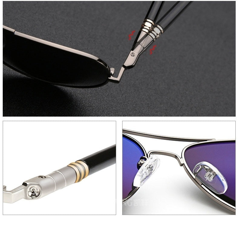 Vintage Polarized Pilot Sunglasses