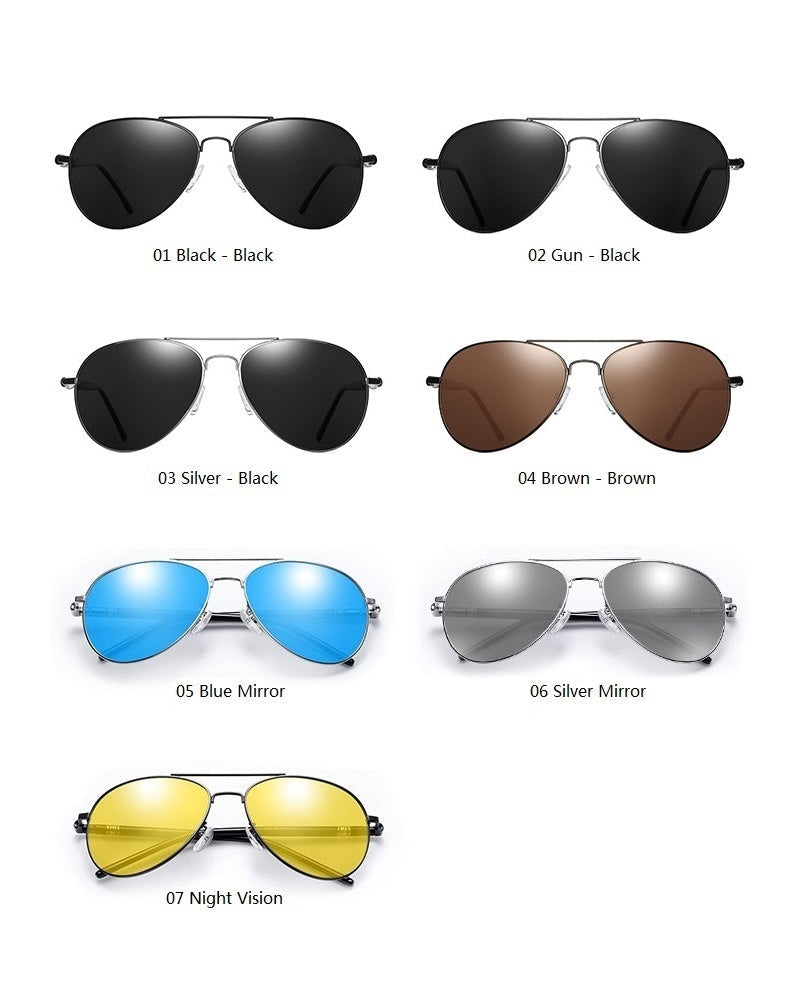 Vintage Polarized Pilot Sunglasses