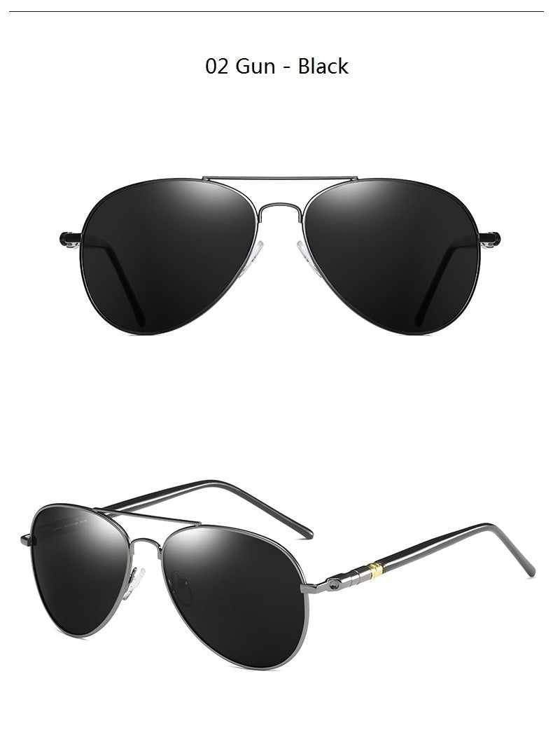 Vintage Polarized Pilot Sunglasses