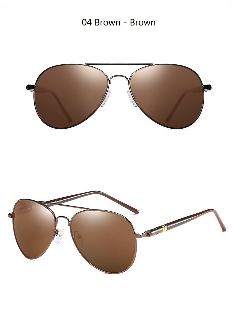 Vintage Polarized Pilot Sunglasses
