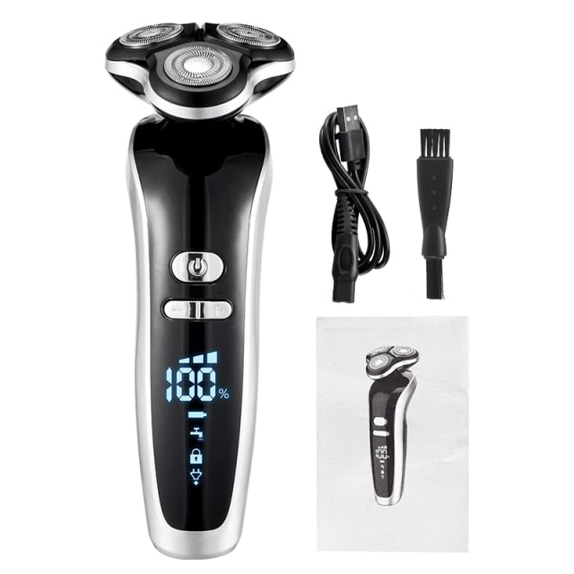 Rechargeable 4 in 1 Electric Led 4D Shaver