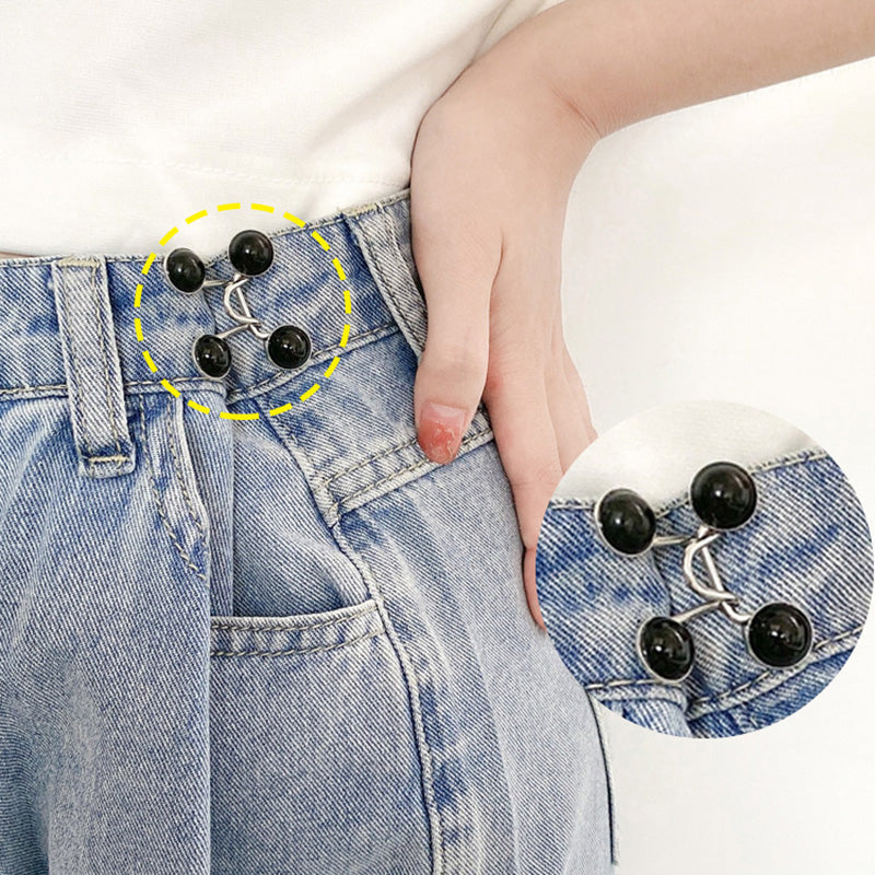 Belt-free Waist Buckle Snap Clips