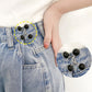 Belt-free Waist Buckle Snap Clips