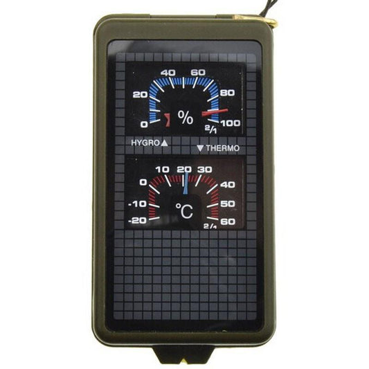 Multifunction 10 in 1 Military Camping Survival Compass - Indigo-Temple