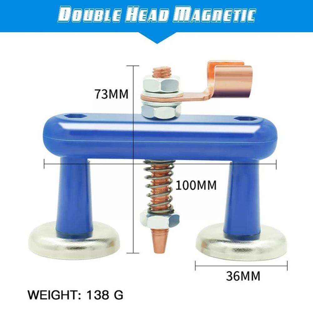 Double/Single Headed Magnetic Welding Ground Clamp