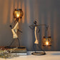 Pinturesque Metal African Style Candle Holder