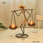 Pinturesque Metal African Style Candle Holder
