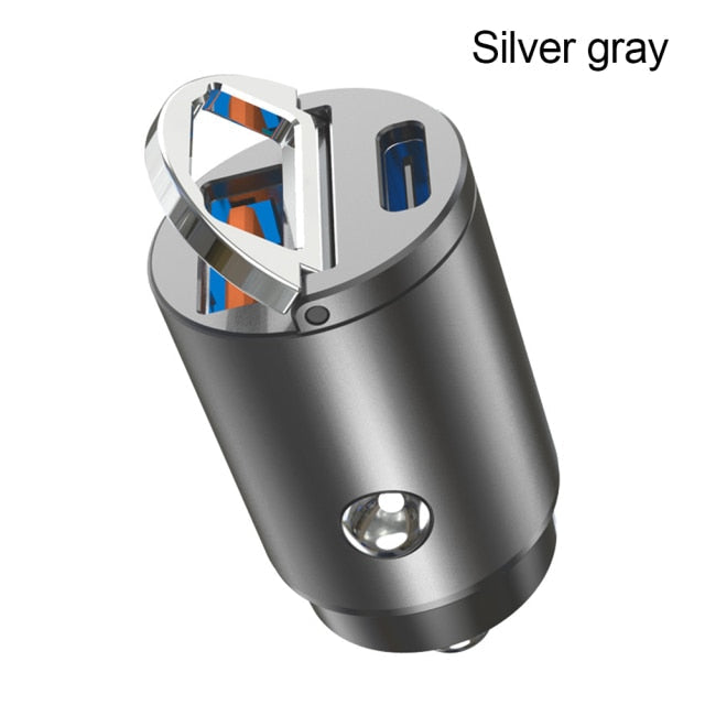 Type C & USB Car Fast Charger