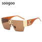 Vintage Square Rimless UV400 Sunglasses