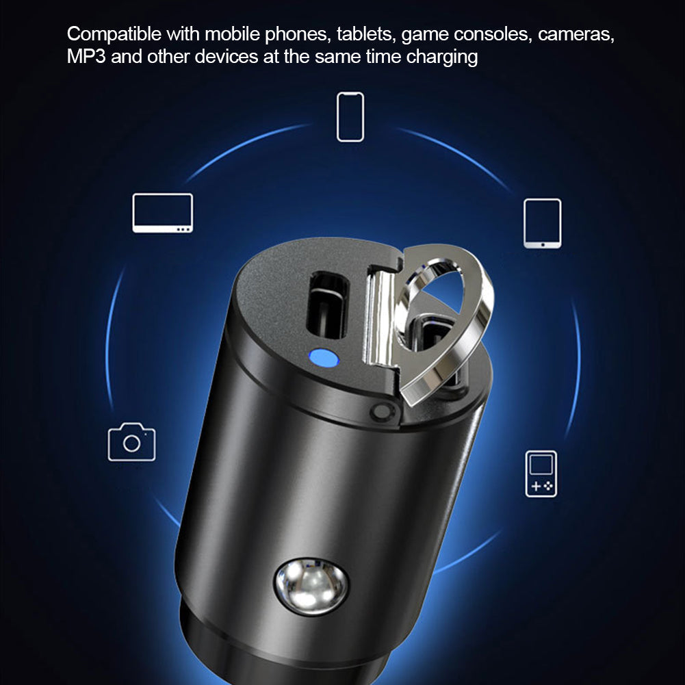 Type C & USB Car Fast Charger