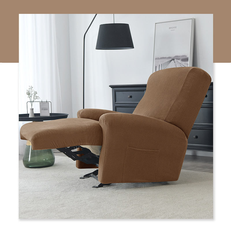 Split Design Recliner Chair Stretchy Cover