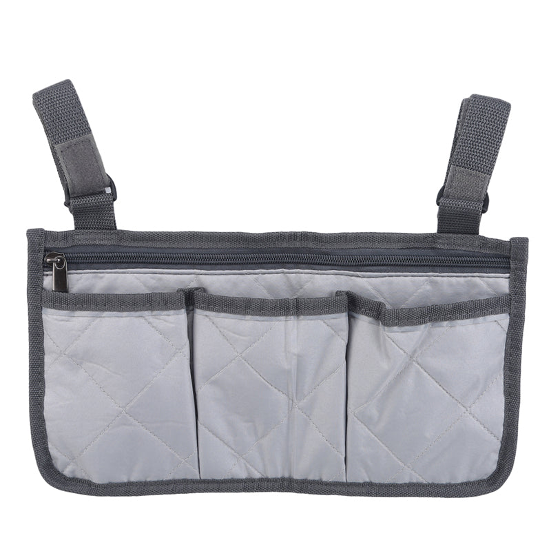 Wheelchair Armrest Side Storage Bag