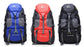 50L Outdoor Backpack - Indigo-Temple