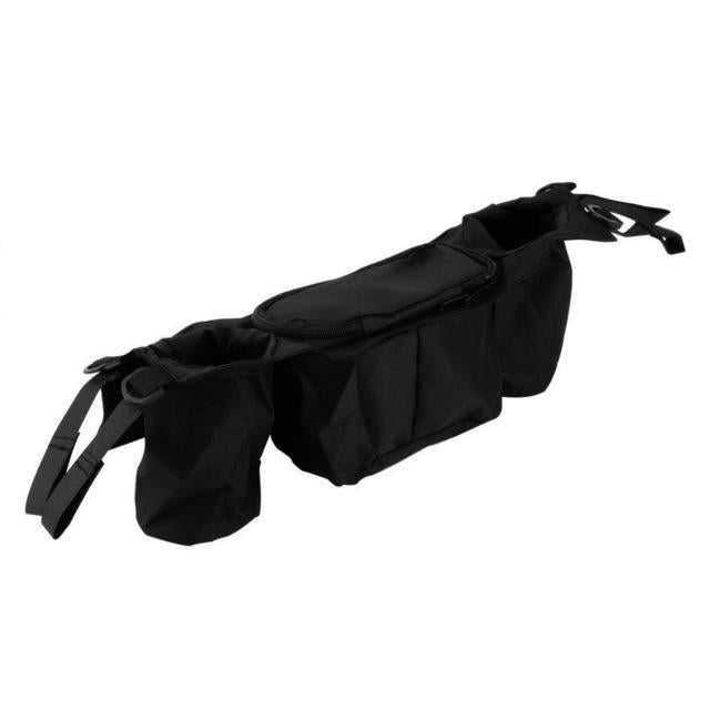 Universal Multifunctional Baby Stroller Organizer Baby Pram Buggy Cart Bottle Hanging Basket Storage Bag Stroller Accessories - Indigo-Temple