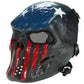Airsoft Tactical Face Mask (7 variants) - Indigo-Temple