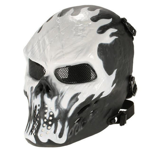 Airsoft Tactical Face Mask (7 variants) - Indigo-Temple